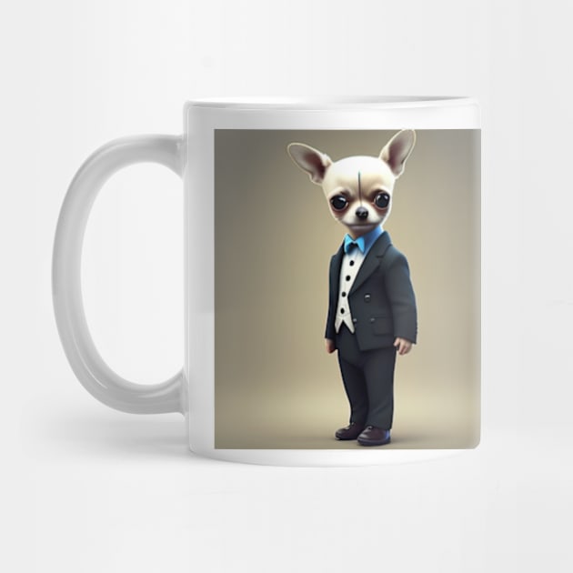 Chihuahua in suit by IDesign23